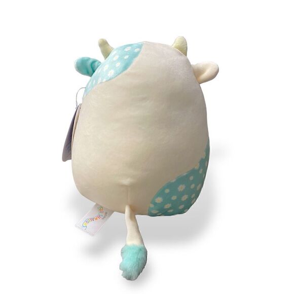 New Squishmallows Kellytoy 8" Belana the Flower Cow Easter Plush Toy with Tags - Picture 3 of 5